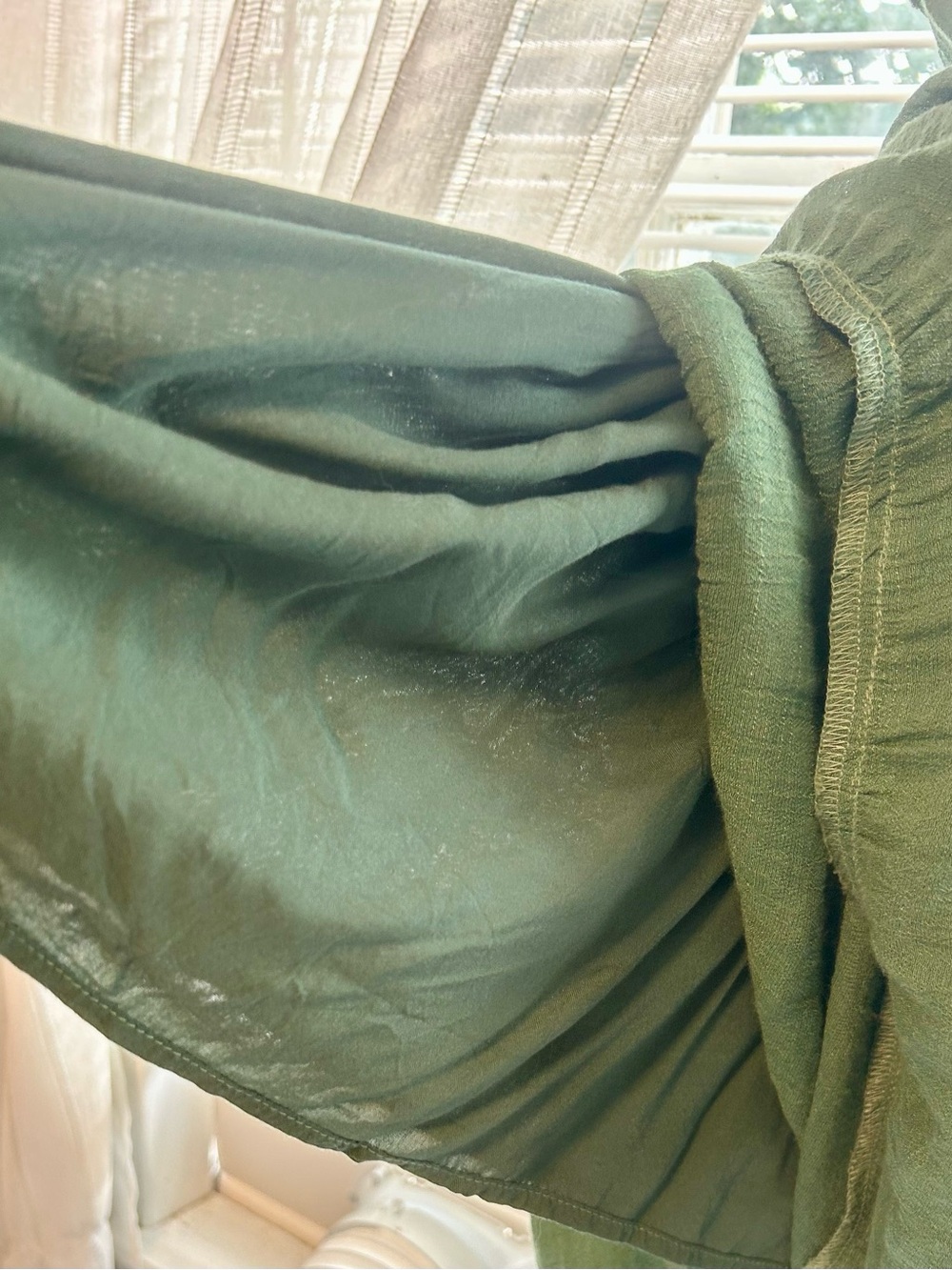 eesome Green Ruffled Maxi Dress - Picture 7 of 9